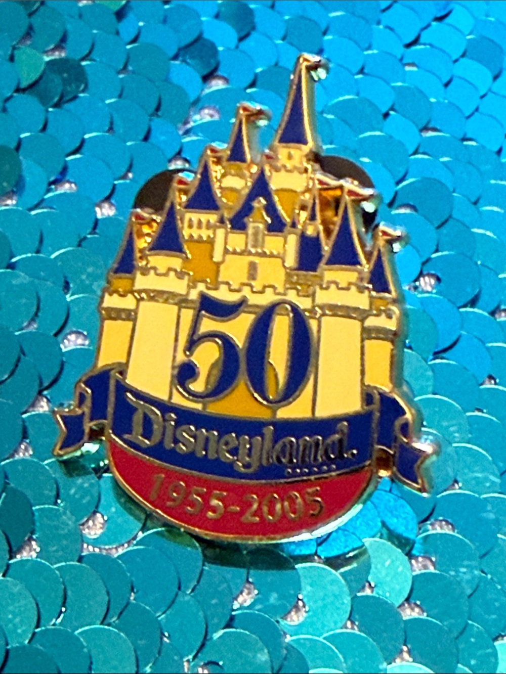 Disneyland Resort 50th Anniversary 1955-2005 Cast Member Exclusive Pin SB Castle